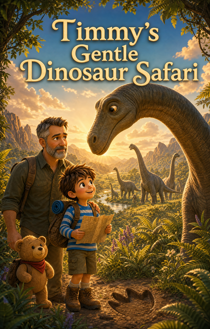 Timmy's Gentle Dinosaur Safari cover